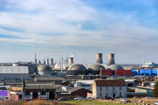 Industrial plant, Teesside, UK