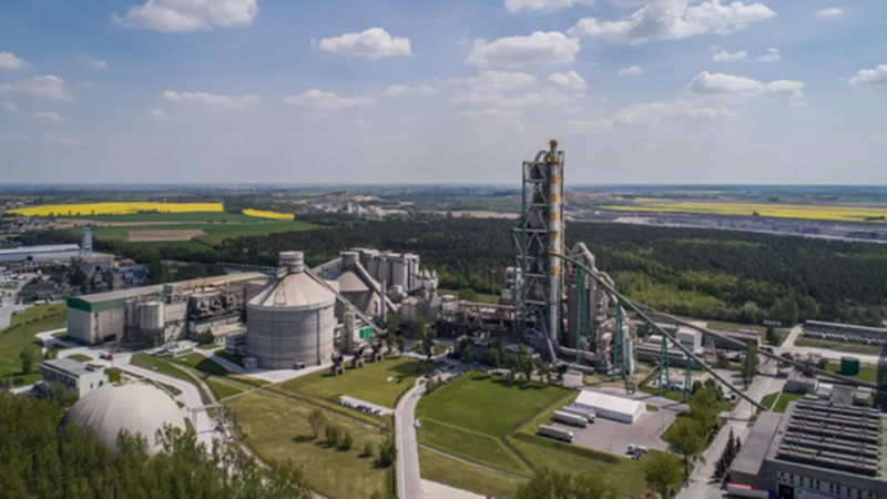 Holcim cement plant in Europe