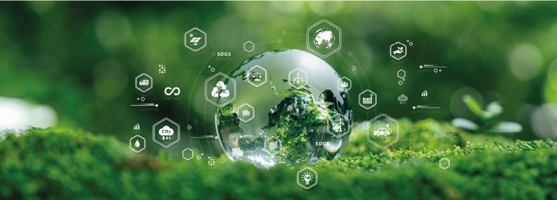 energy transition concept. carbon reduction. CCUS